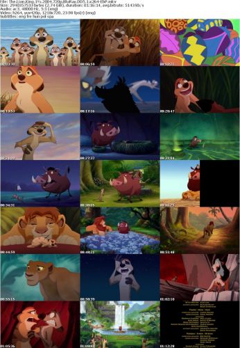 The Lion King 1 2004 720p BluRay DD5.1 x264-EbP
