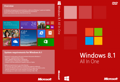 Microsoft Windows 8.1 AIO (x86/x64) EN - Ar - Fr November 2015