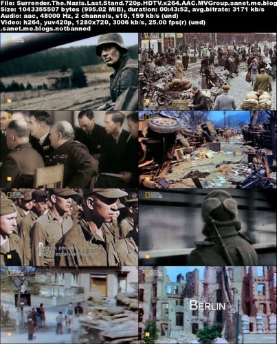 National Geographic - Surrender: The Nazis Last Stand (2015) 720p HDTV x264-MVGroup