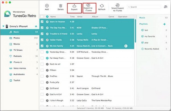 Wondershare TunesGo Retro 4.8.2 (Mac OS X)