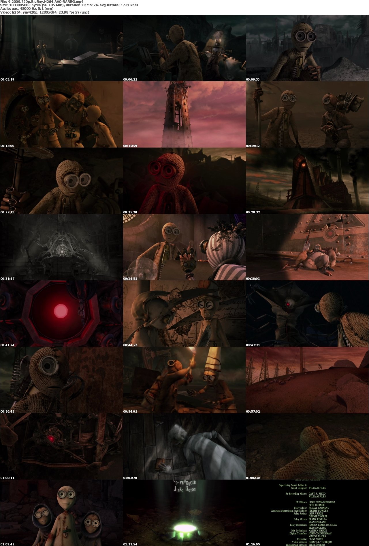 9 2009 720p BluRay H264 AAC-RARBG