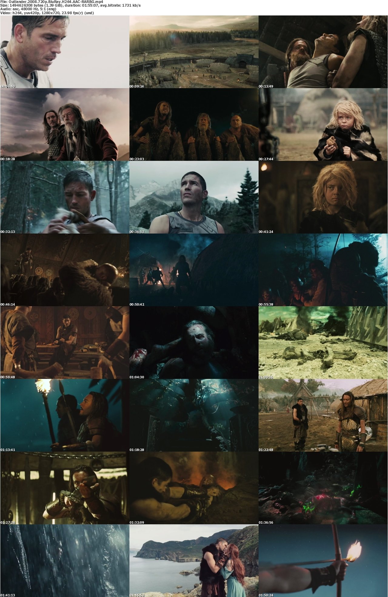 Outlander 2008 720p BluRay H264 AAC-RARBG