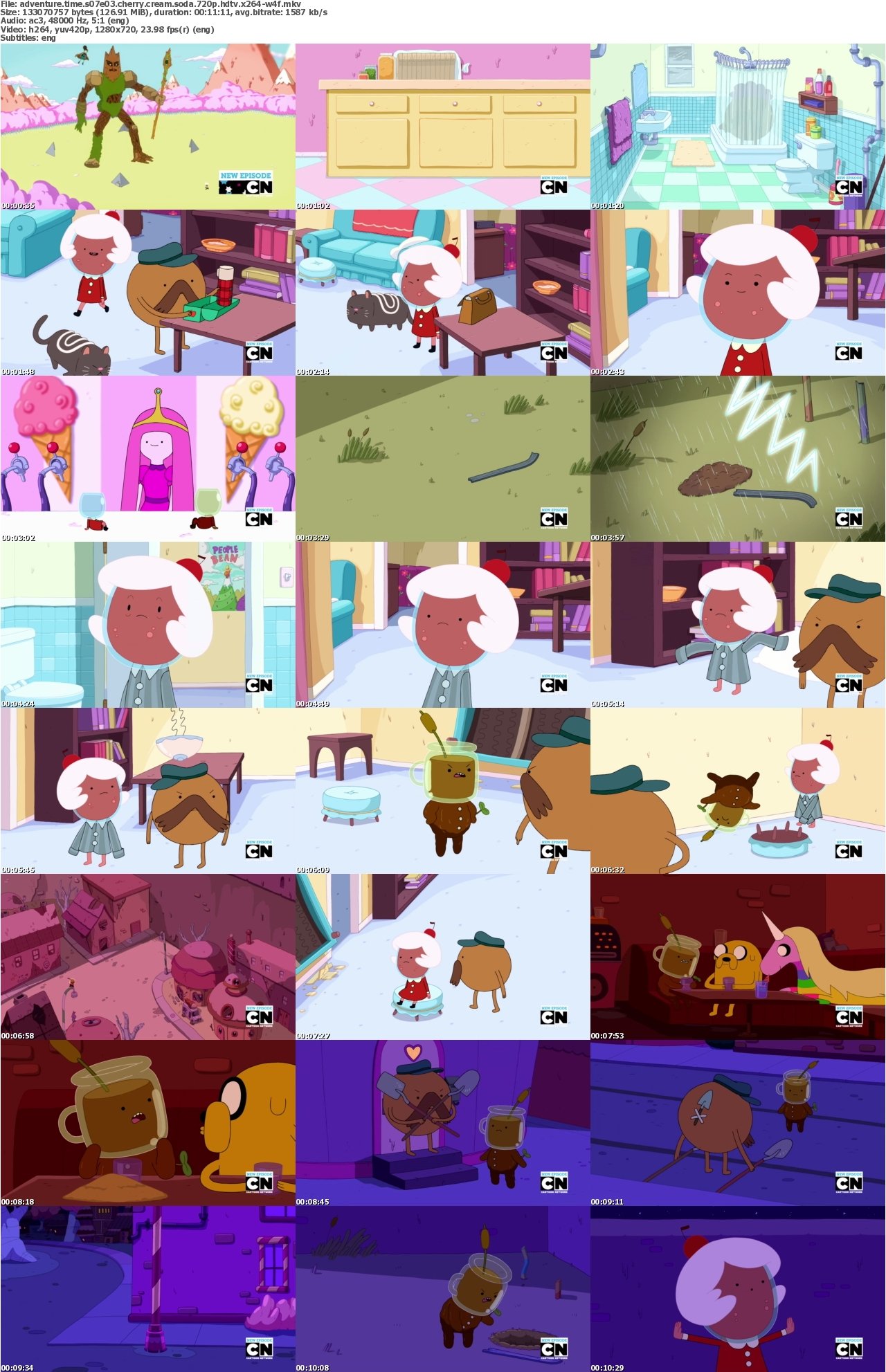 Adventure Time S07E03 Cherry Cream Soda 720p HDTV x264-W4F