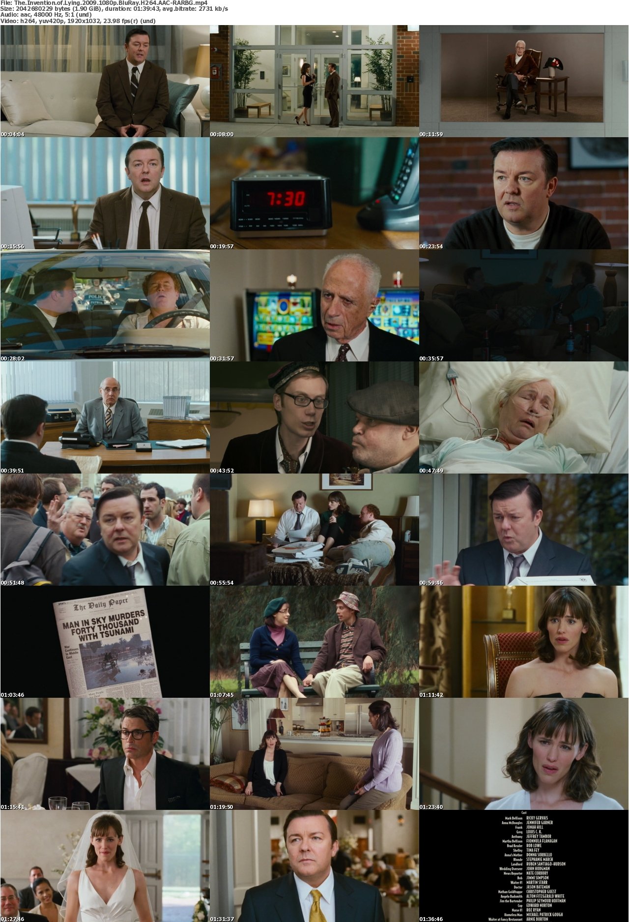 The Invention of Lying 2009 1080p BluRay H264 AAC-RARBG