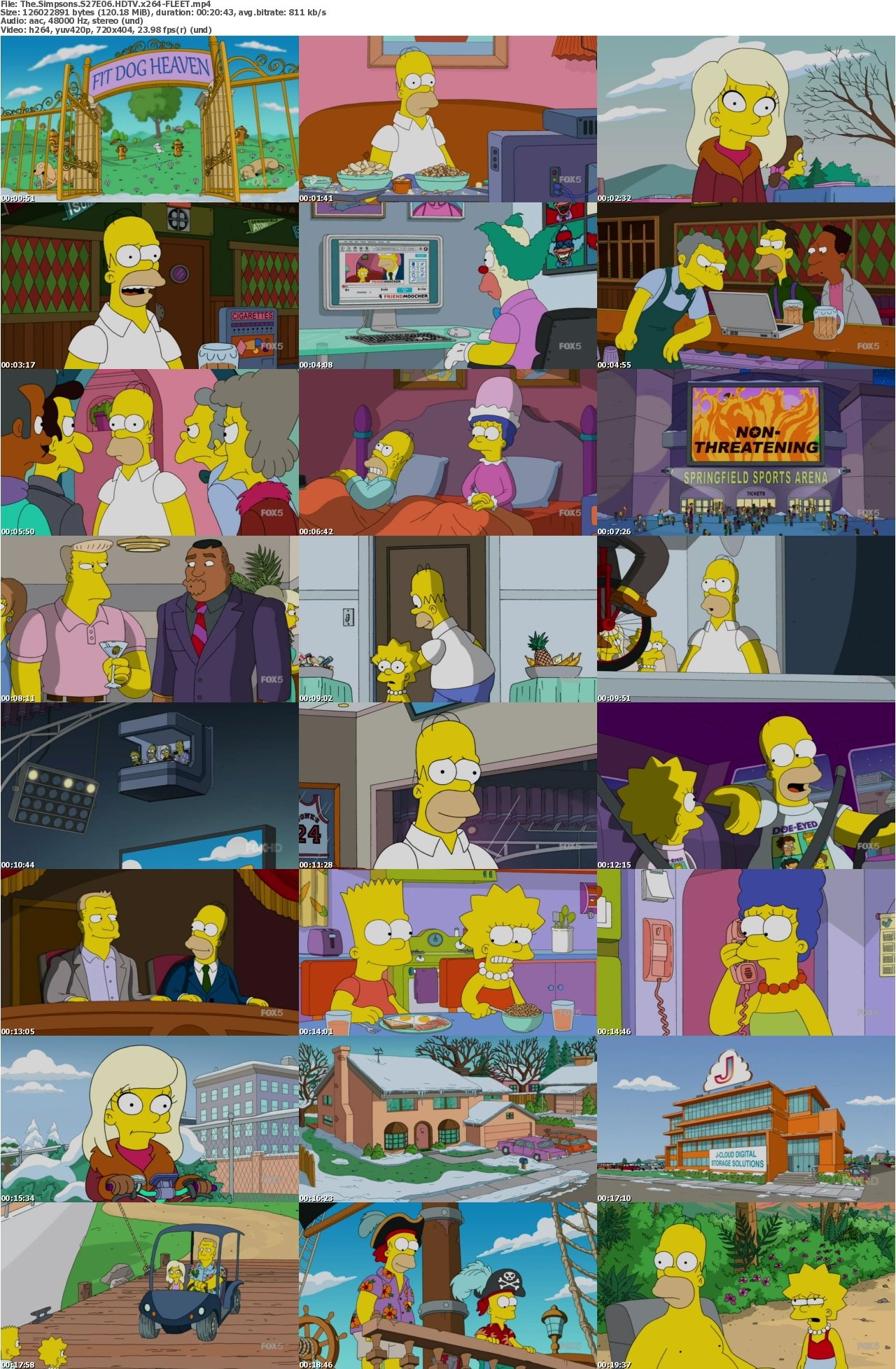 The Simpsons S27E06 HDTV x264-FLEET