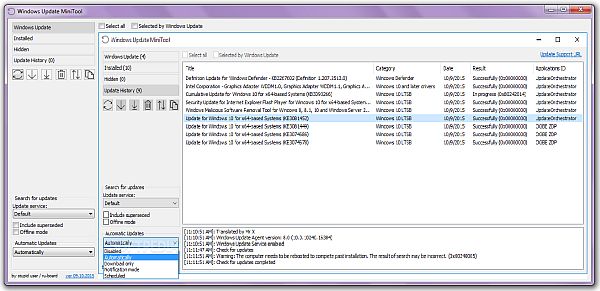 Windows Update MiniTool 09.10.2015