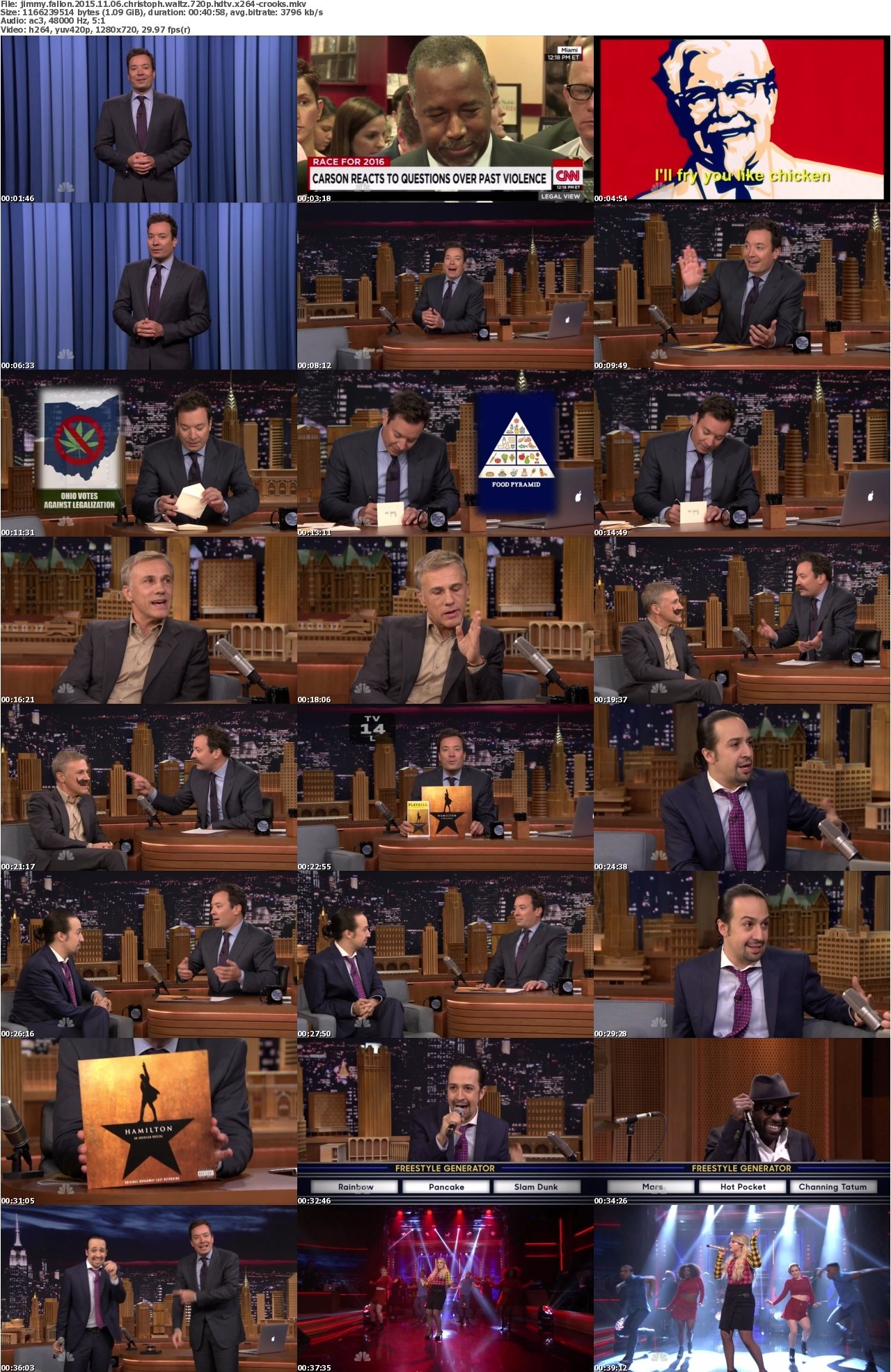 Jimmy Fallon 2015.11 06 Christoph Waltz 720p HDTV x264-CROOKS