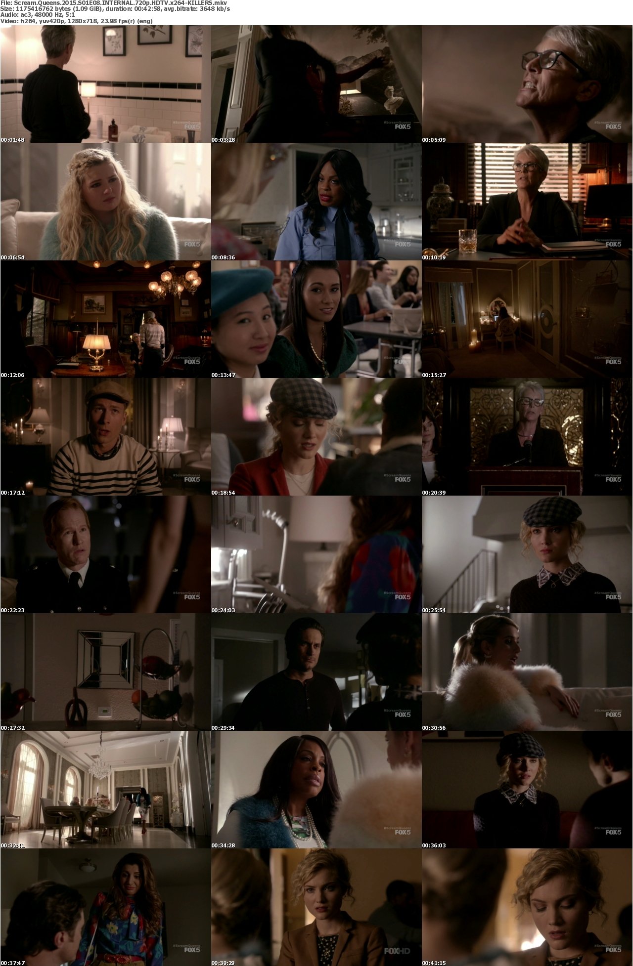 Scream Queens 2015 S01E08 INTERNAL 720p HDTV x264-KILLERS