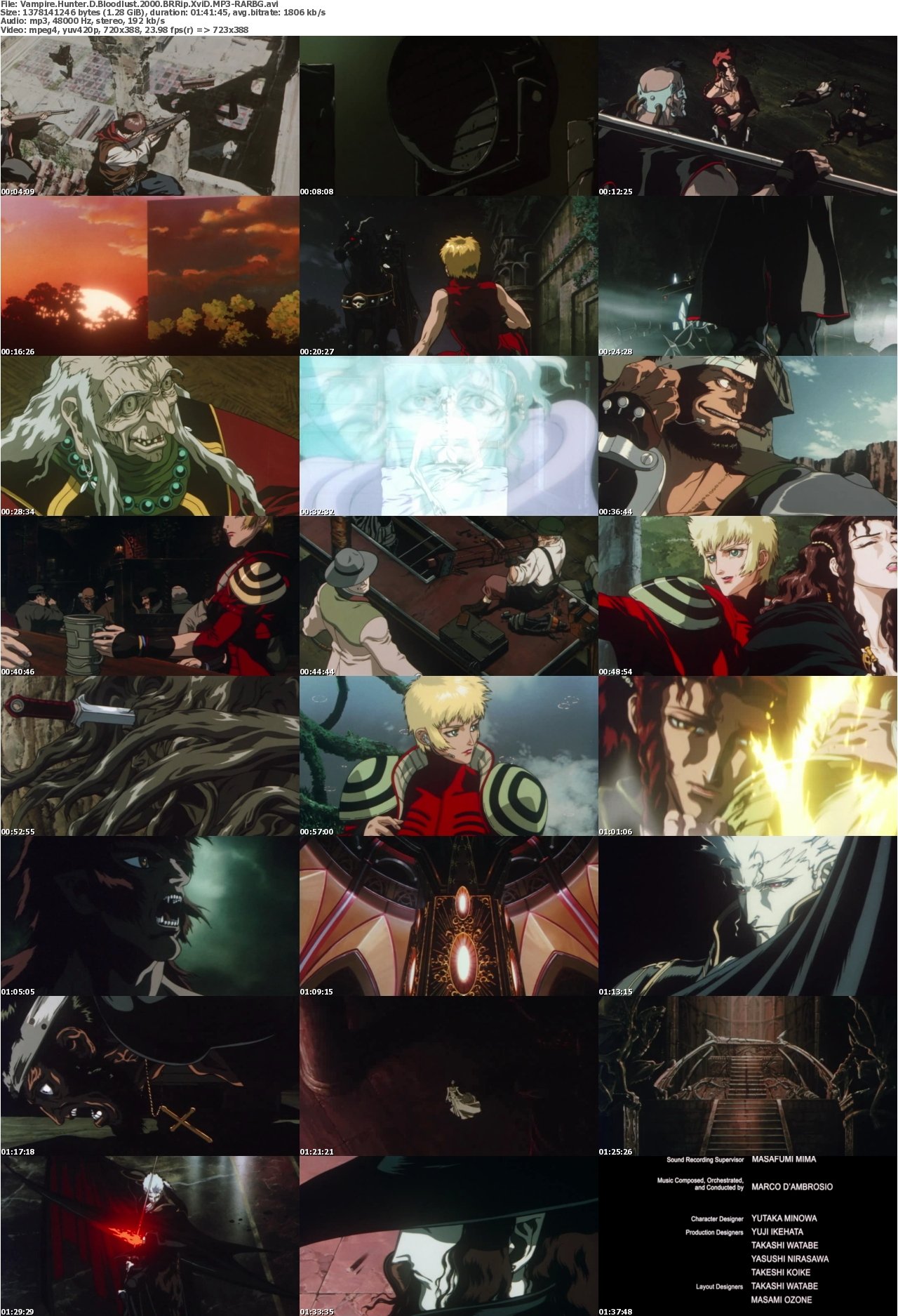 Vampire Hunter D Bloodlust 2000 BRRip XviD MP3-RARBG