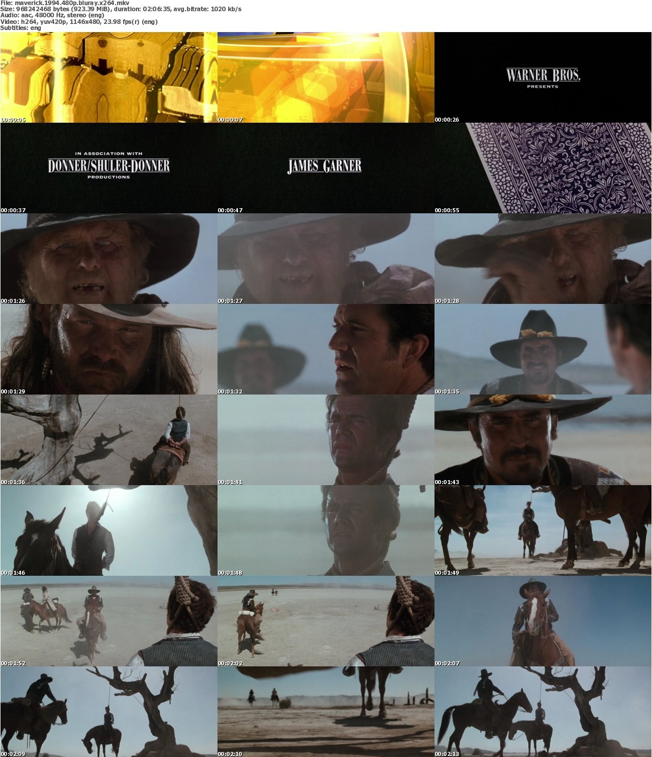 Maverick 1994 480p BluRay x264