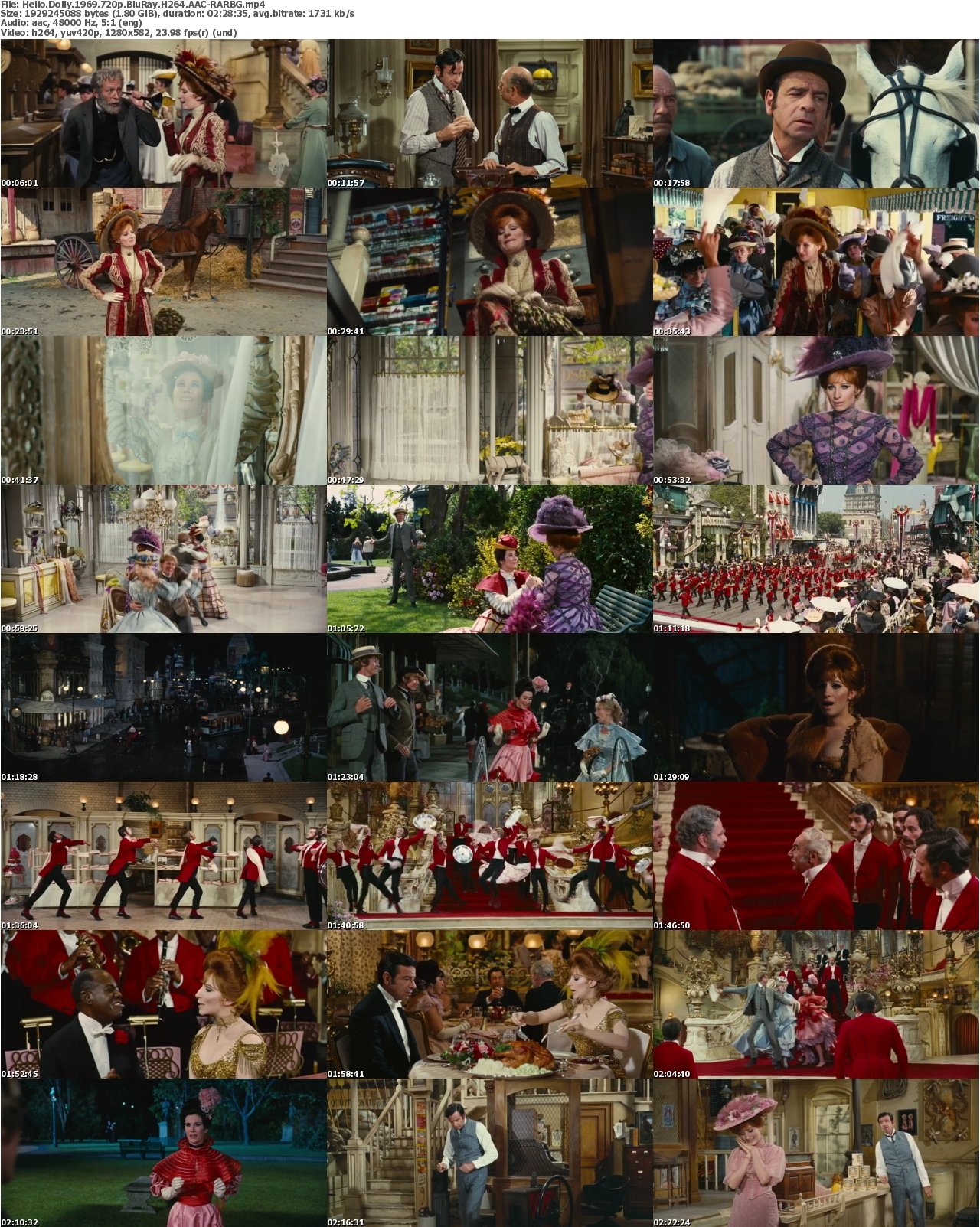 Hello Dolly 1969 720p BluRay H264 AAC-RARBG