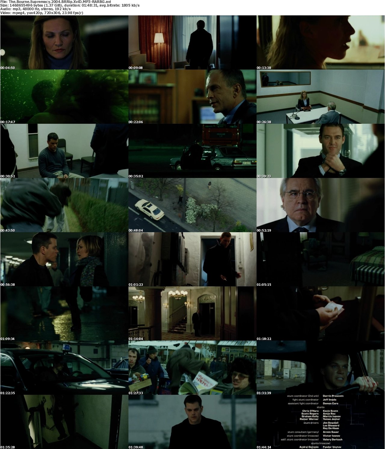 The Bourne Supremacy 2004 BRRip XviD MP3-RARBG