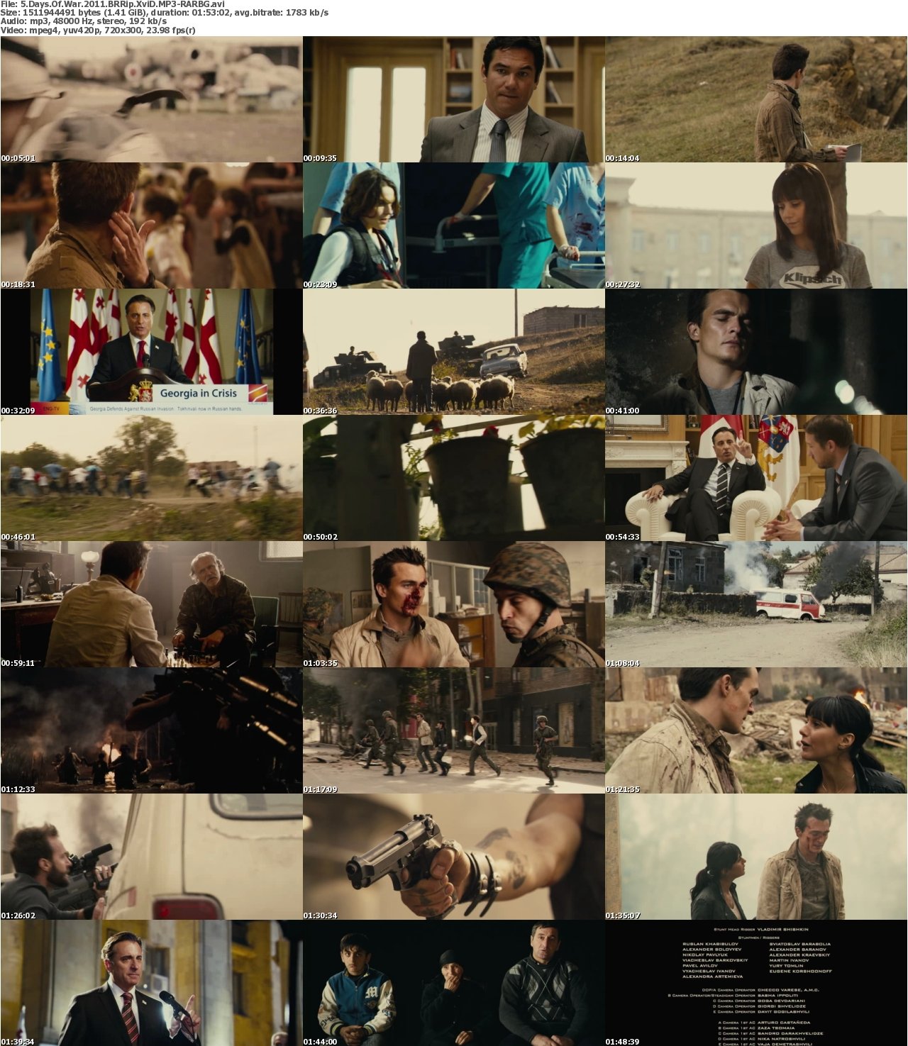 5 Days Of War 2011 BRRip XviD MP3-RARBG