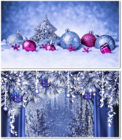 Wallpapers on a desktop - New Year