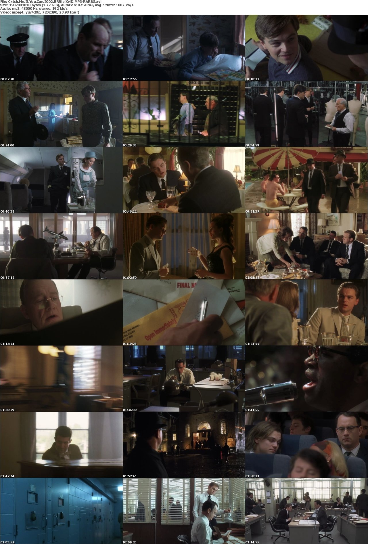 Catch Me If You Can 2002 BRRip XviD MP3-RARBG