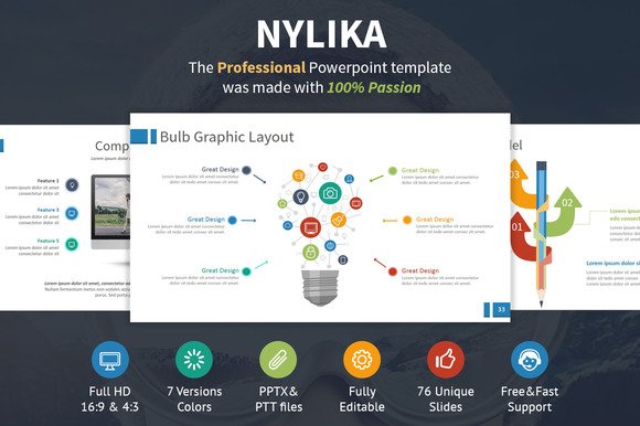 CreativeMarket - Nylika - Powerpoint Presentation