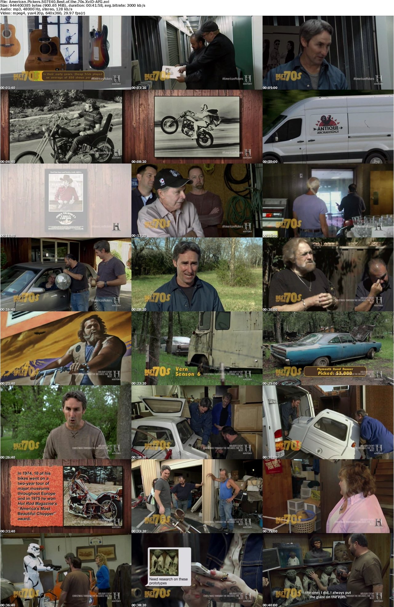 American Pickers S07E40 Best of the 70s XviD-AFG