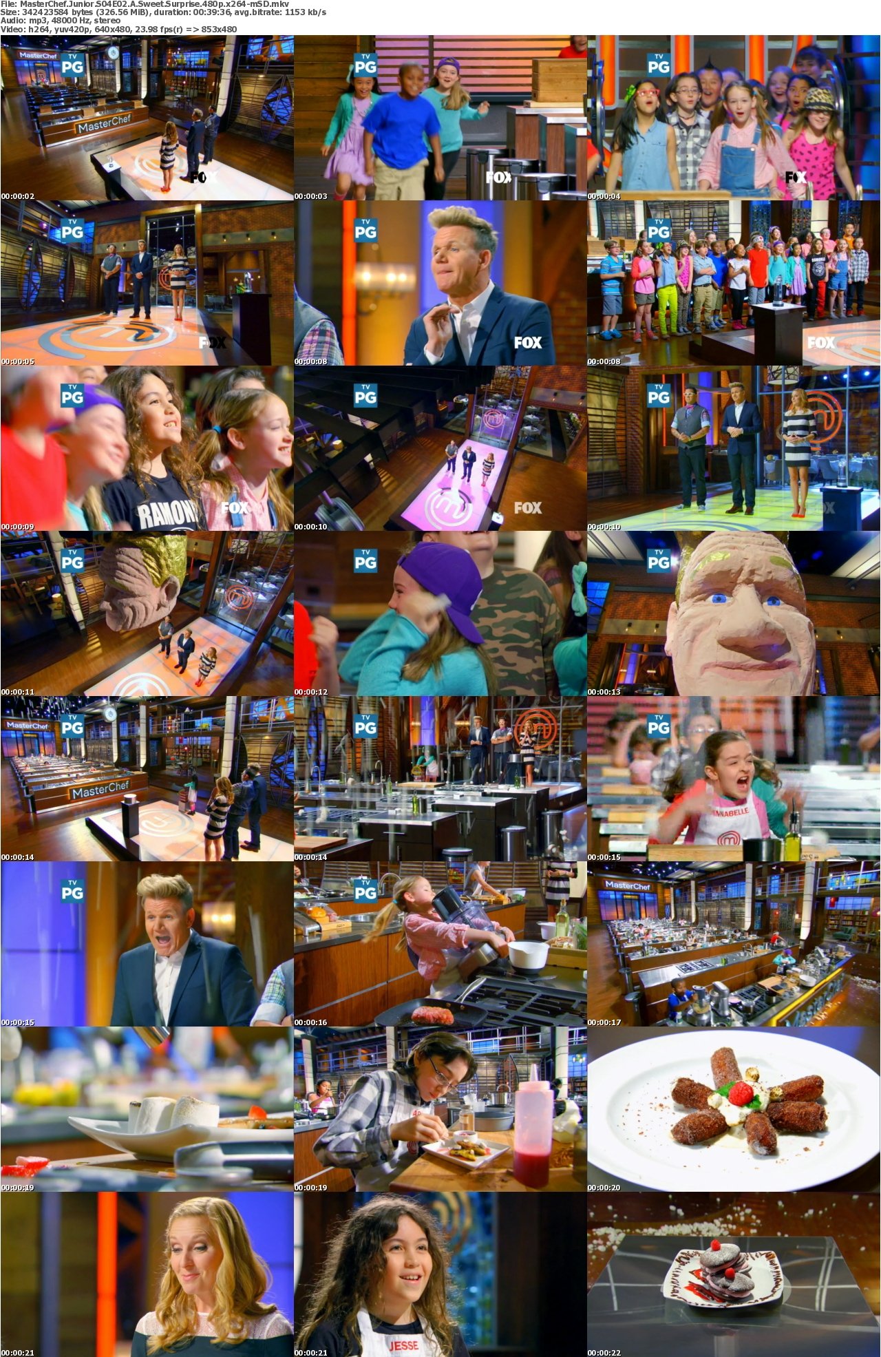 MasterChef Junior S04E02 A Sweet Surprise 480p x264-mSD