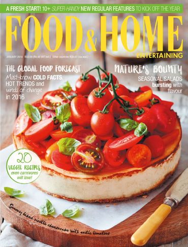 Food &amp; Home Entertaining - January 2016 (True PDF)