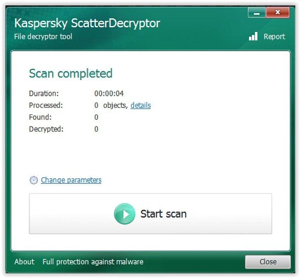 Kaspersky ScatterDecryptor 2.0.0.1 portable