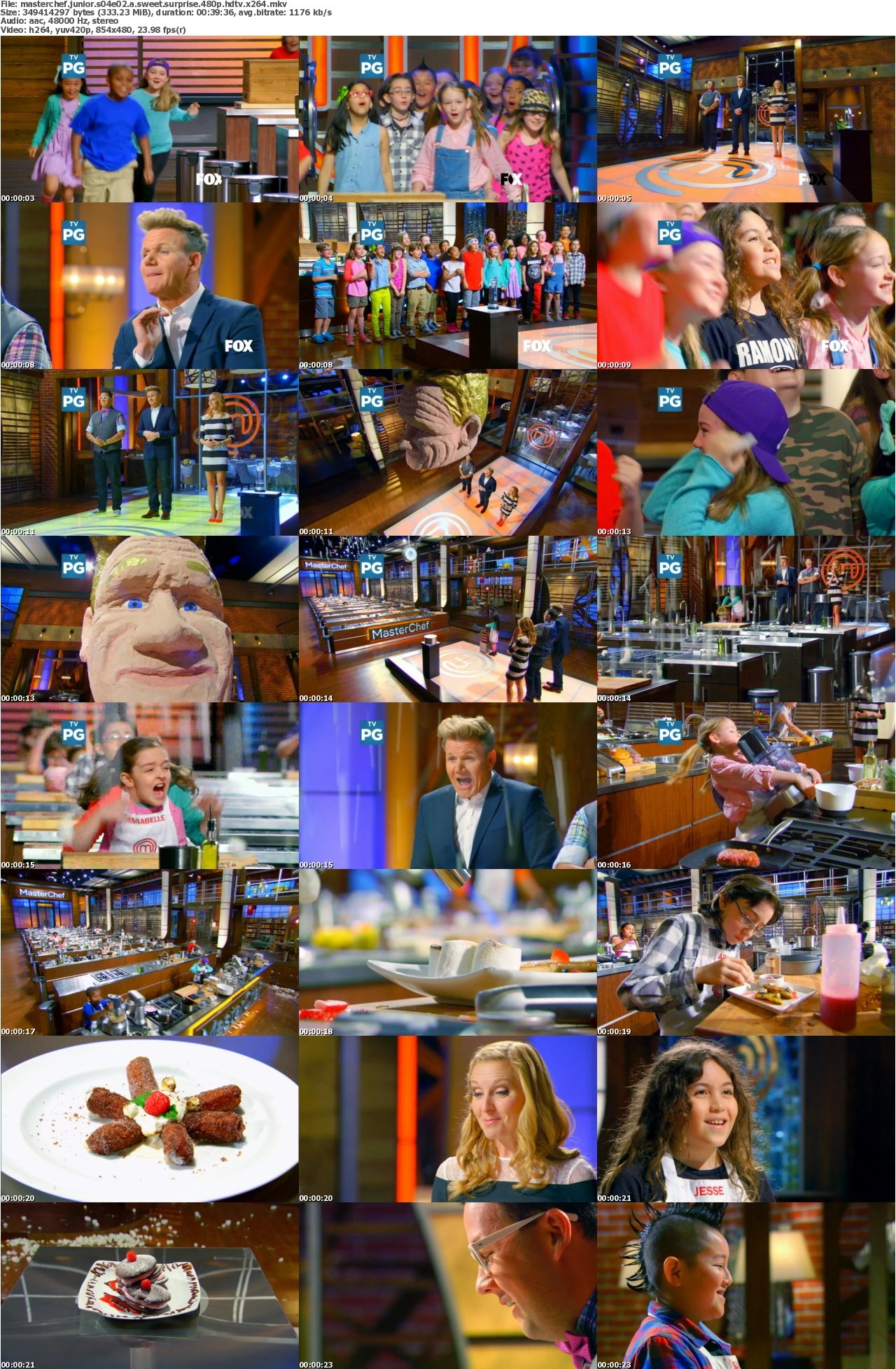 MasterChef Junior S04E02 A Sweet Surprise 480p HDTV x264