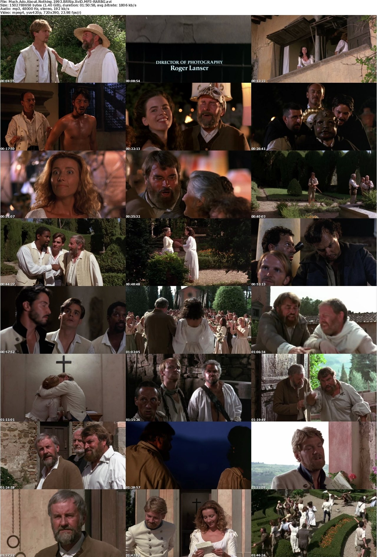 Much Ado About Nothing 1993 BRRip XviD MP3-RARBG