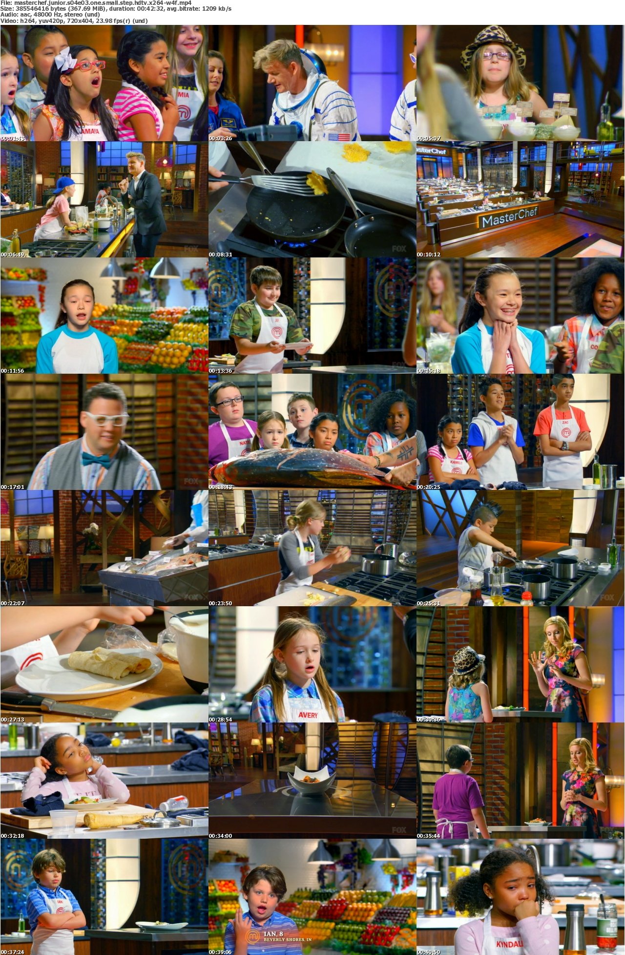 MasterChef Junior S04E03 One Small Step HDTV x264-W4F