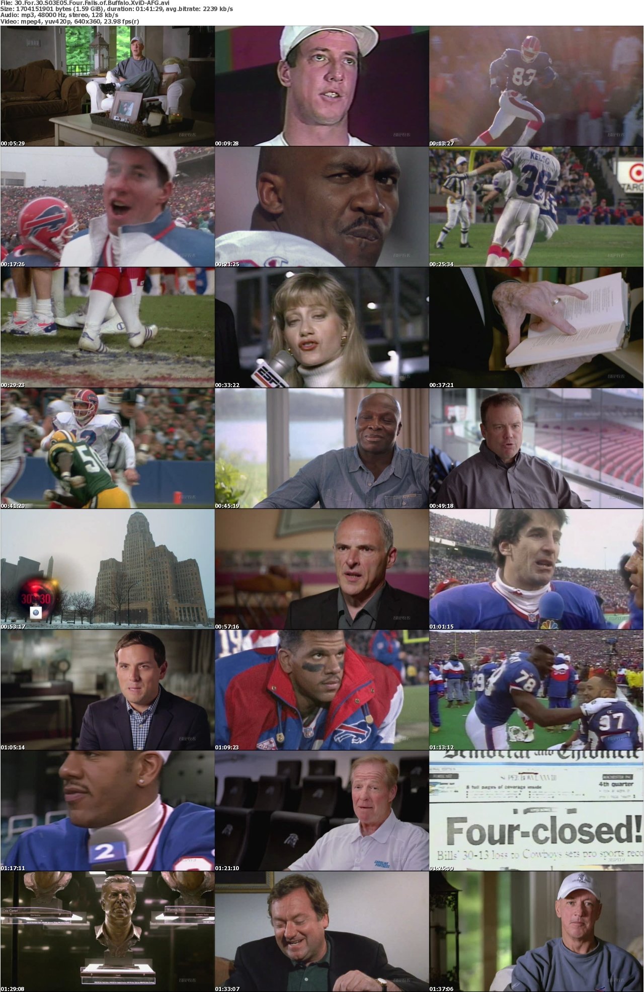 30 For 30 S03E05 Four Falls of Buffalo XviD-AFG