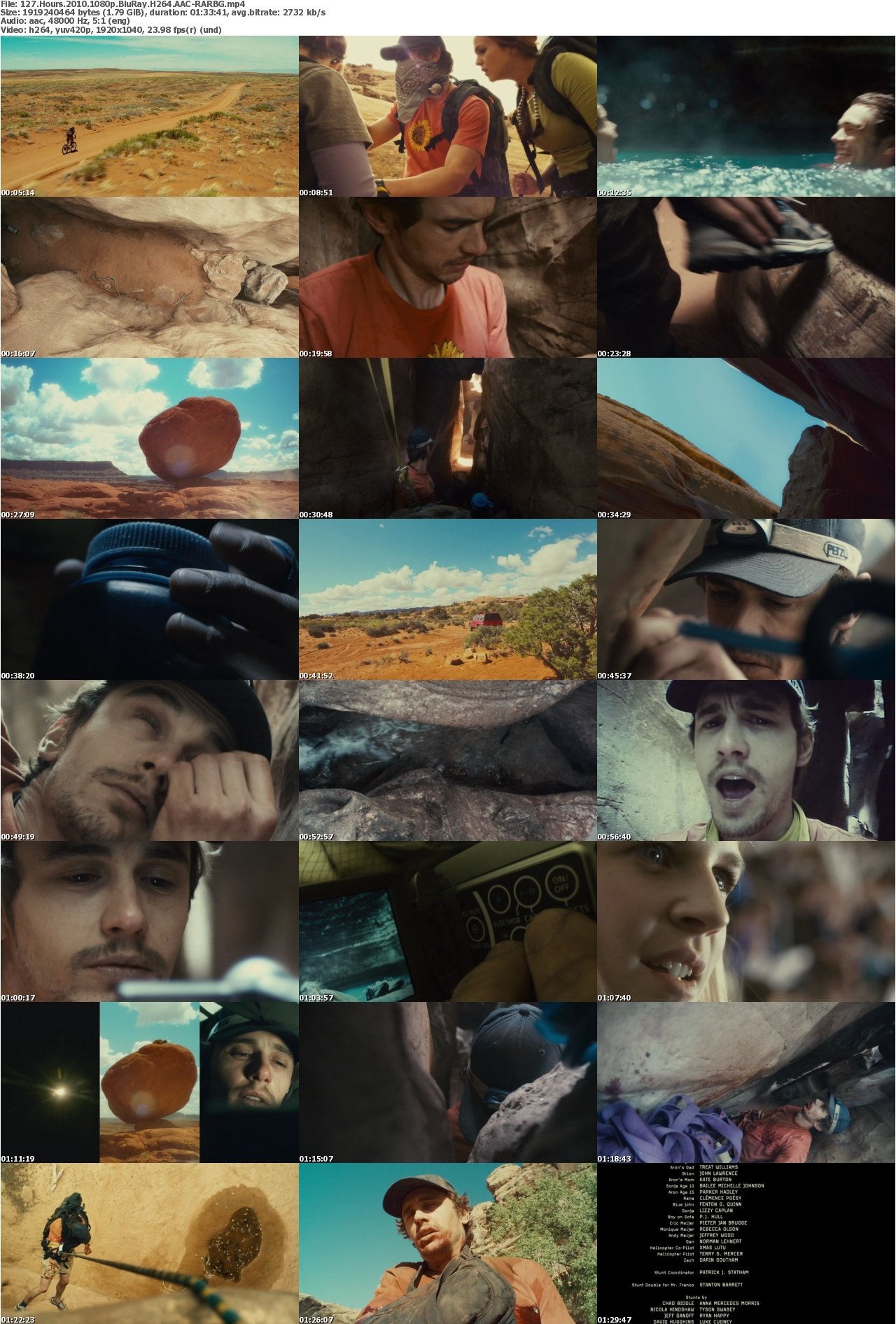 127 Hours 2010 1080p BluRay H264 AAC-RARBG
