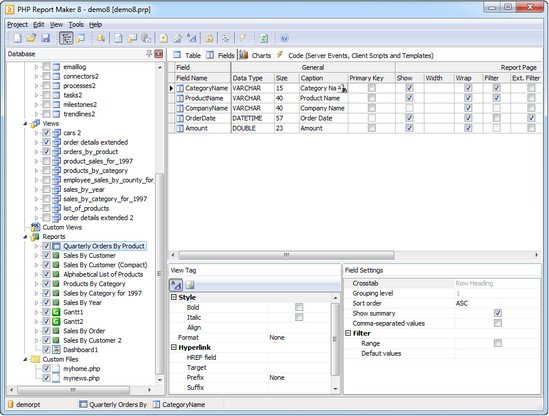 PHP Report Maker 9.0.0 