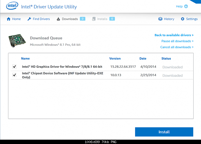 Intel Driver Update Utility 2.2.0.6