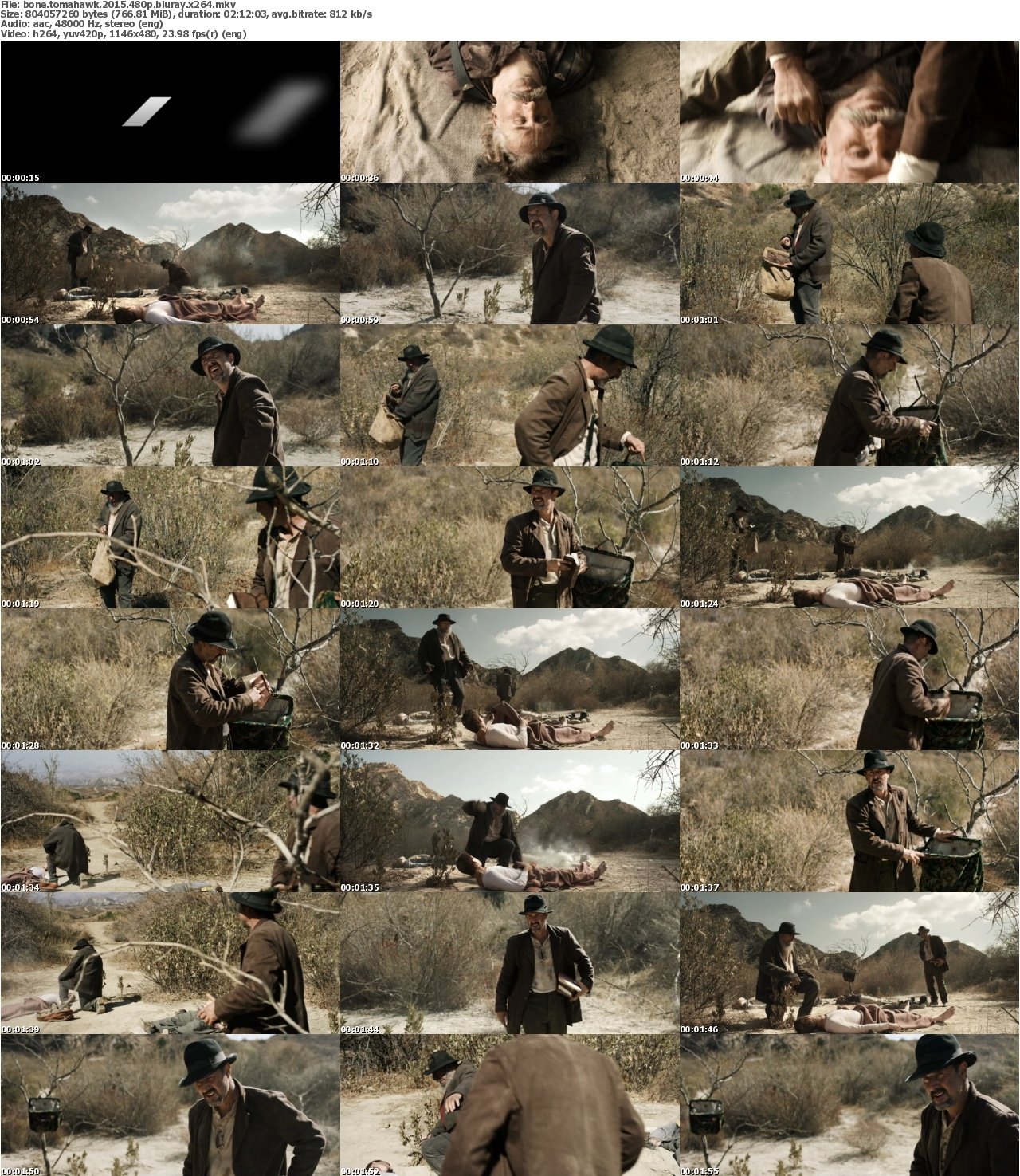 Bone Tomahawk 2015 480p BluRay x264