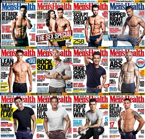Men’s Health Malaysia - Full Year 2015 Collection (True PDF)