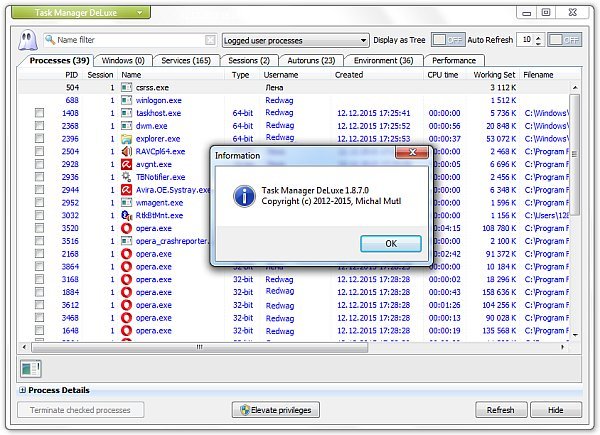 Task Manager DeLuxe 1.8.7.0 (x86/x64) Portable