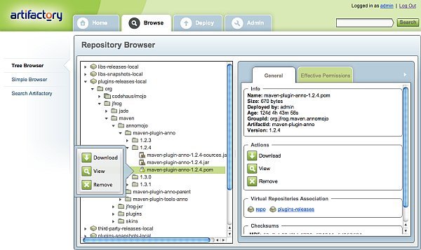 Artifactory 4.3.2