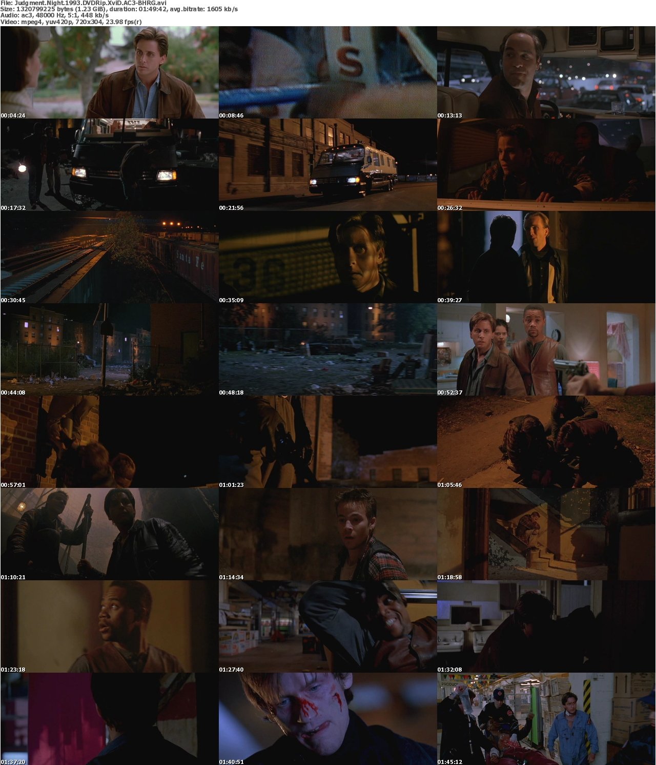 Judgment Night 1993 DVDRip XviD AC3-BHRG