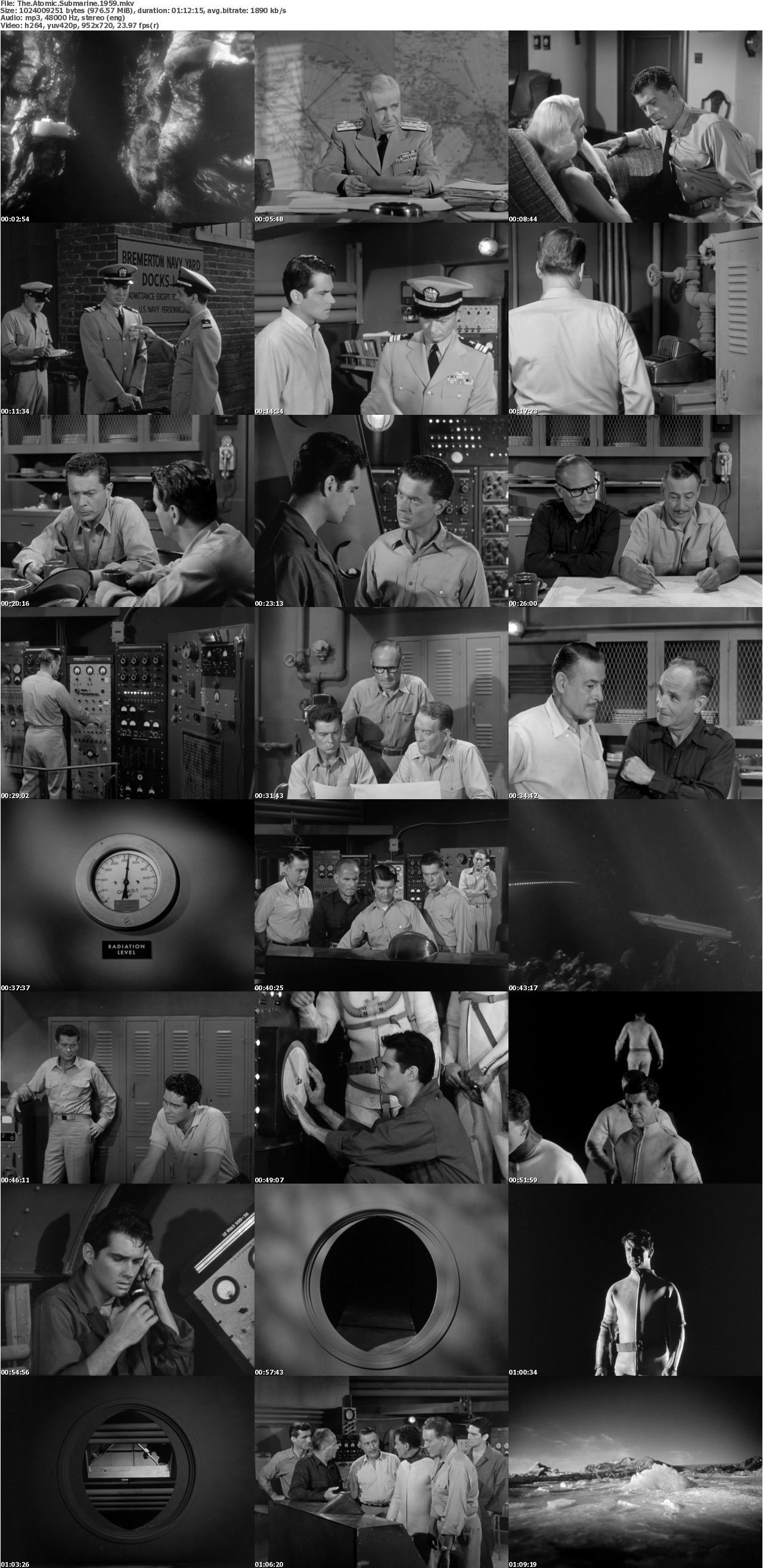 The Atomic Submarine (1959)