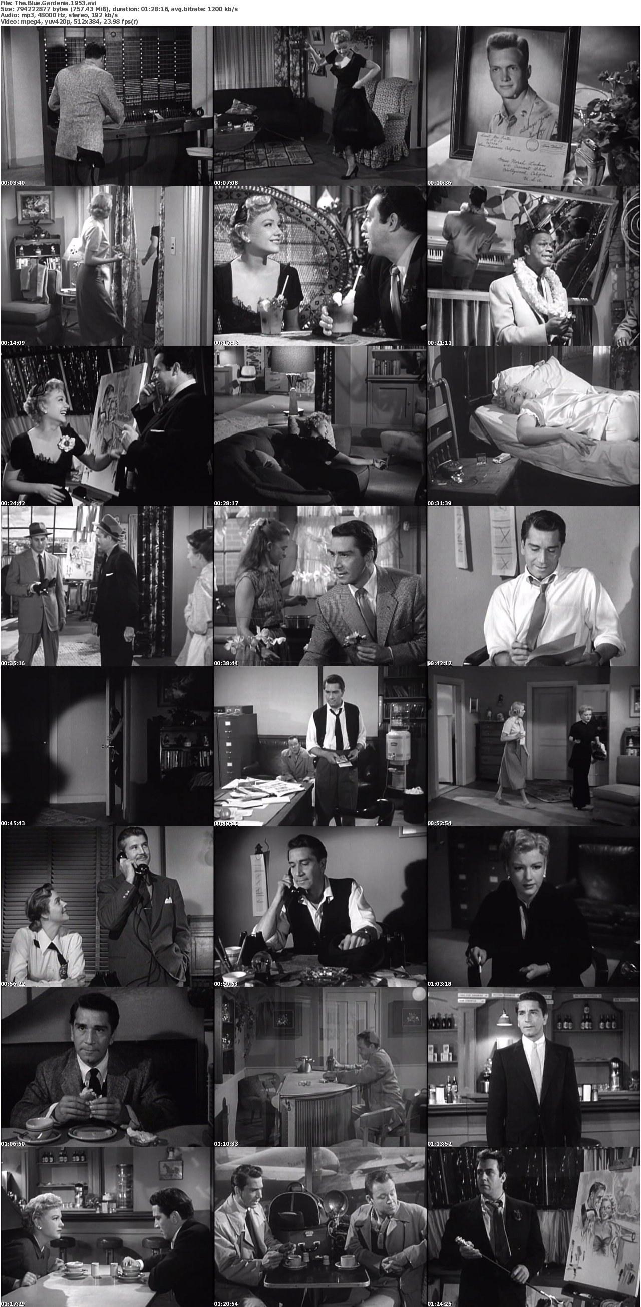 The Blue Gardenia (1953)