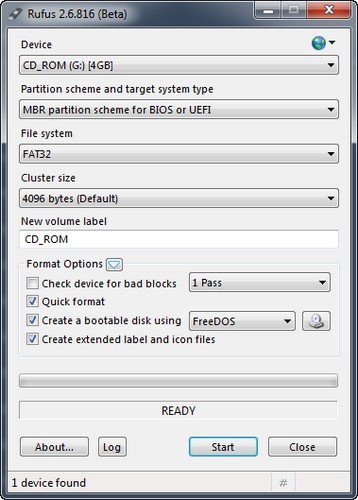 Rufus 2.6.816 Beta Portable