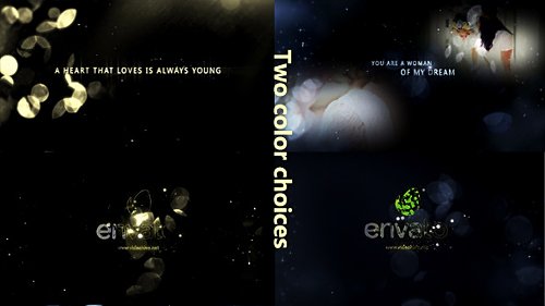 Gold Particle and Memories Typography - Project for After Effects (VideoHive)