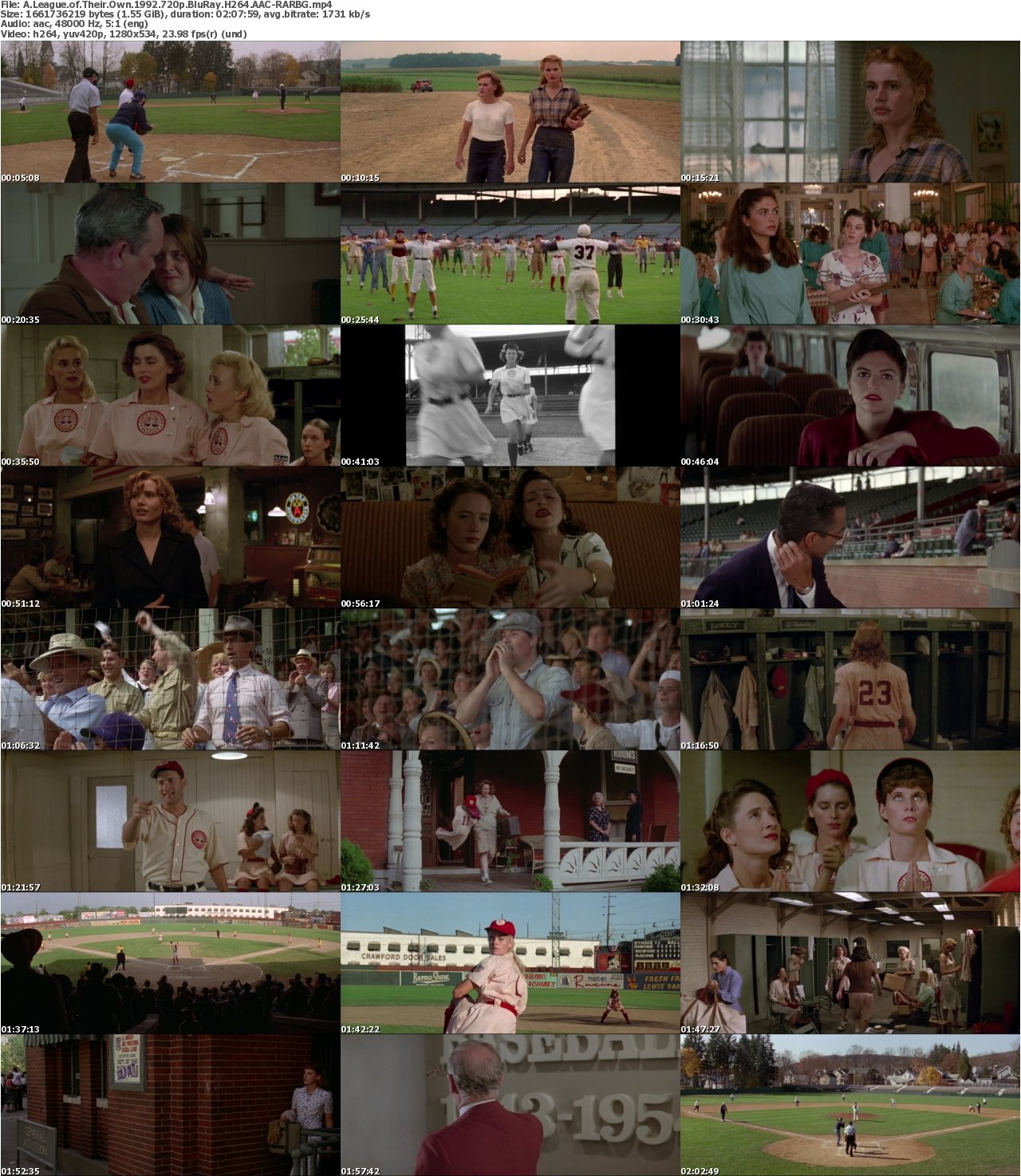 A League of Their Own 1992 720p BluRay H264 AAC-RARBG