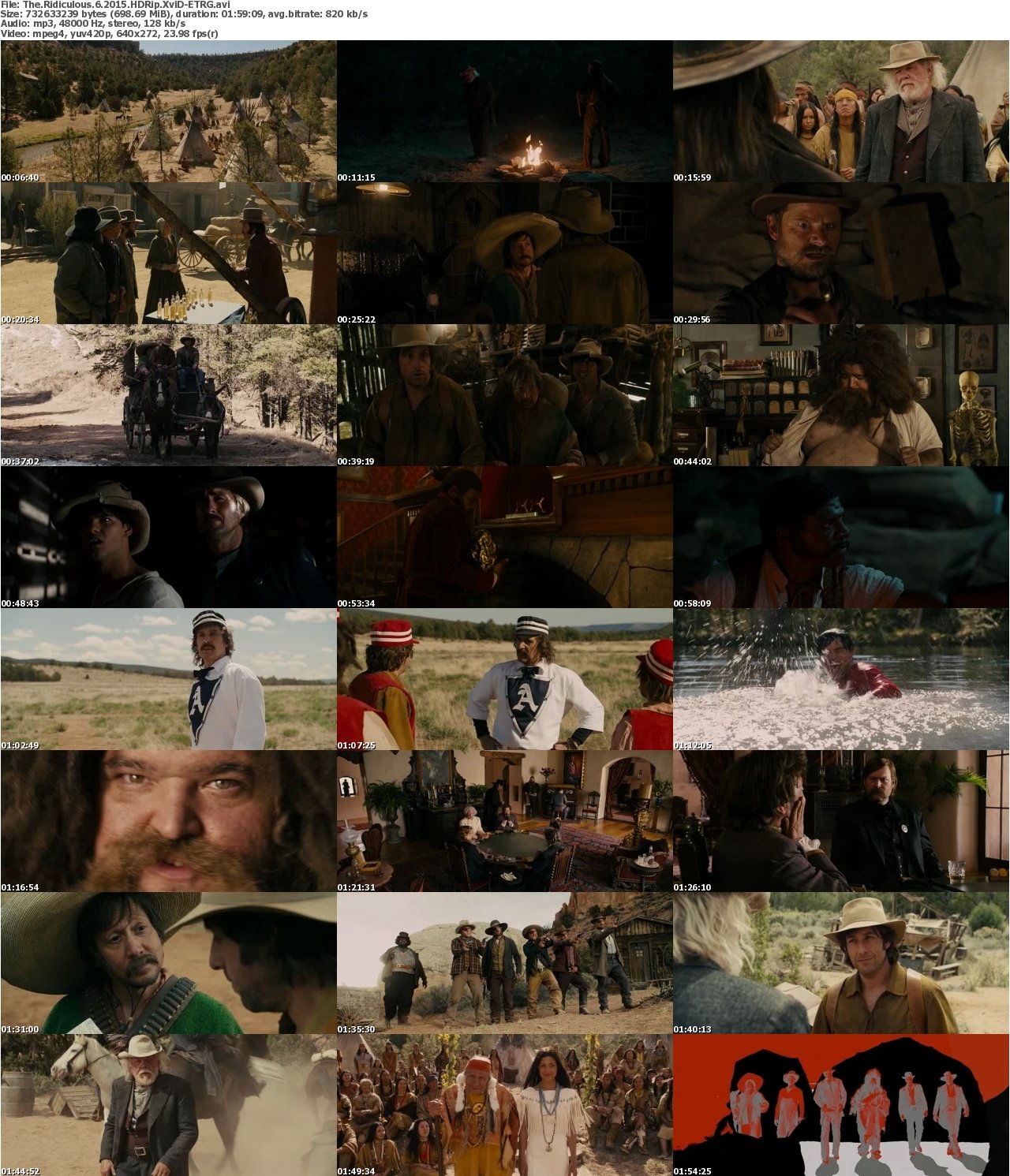 The Ridiculous 6 2015 HDRip XviD-ETRG