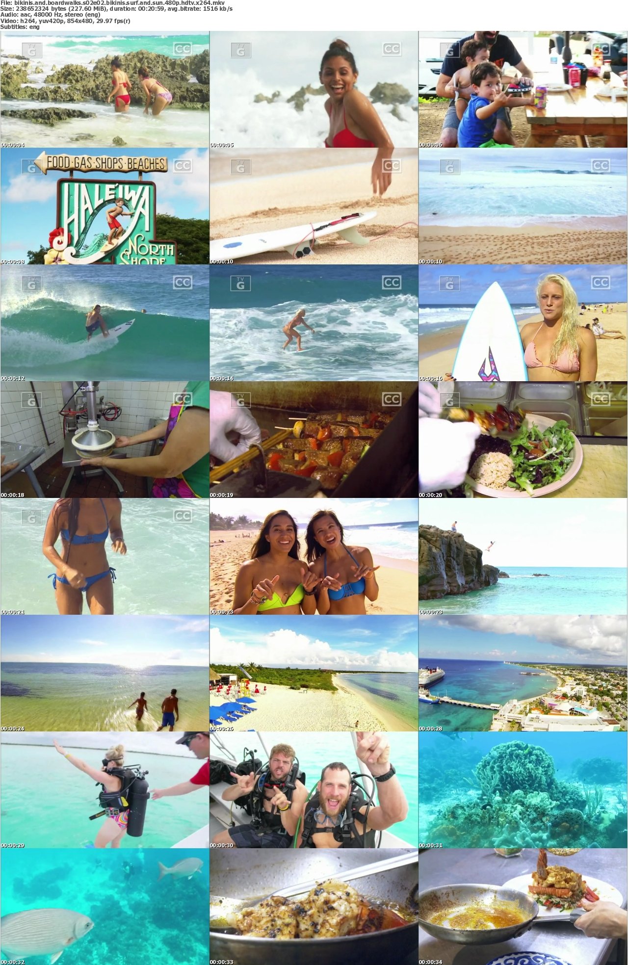 Bikinis and Boardwalks S02E02 Bikinis Surf and Sun 480p HDTV x264