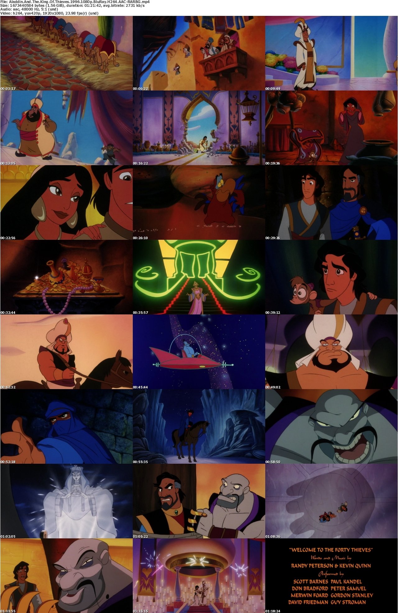Aladdin And The King Of Thieves 1996 1080p BluRay H264 AAC-RARBG