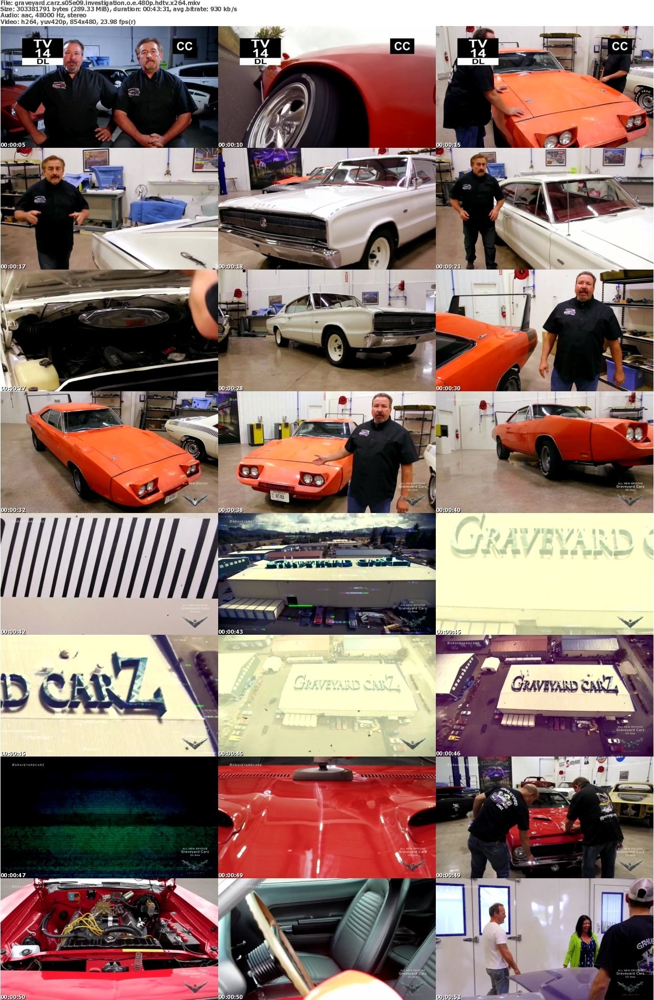 Graveyard Carz S05E09 Investigation O E 480p HDTV x264