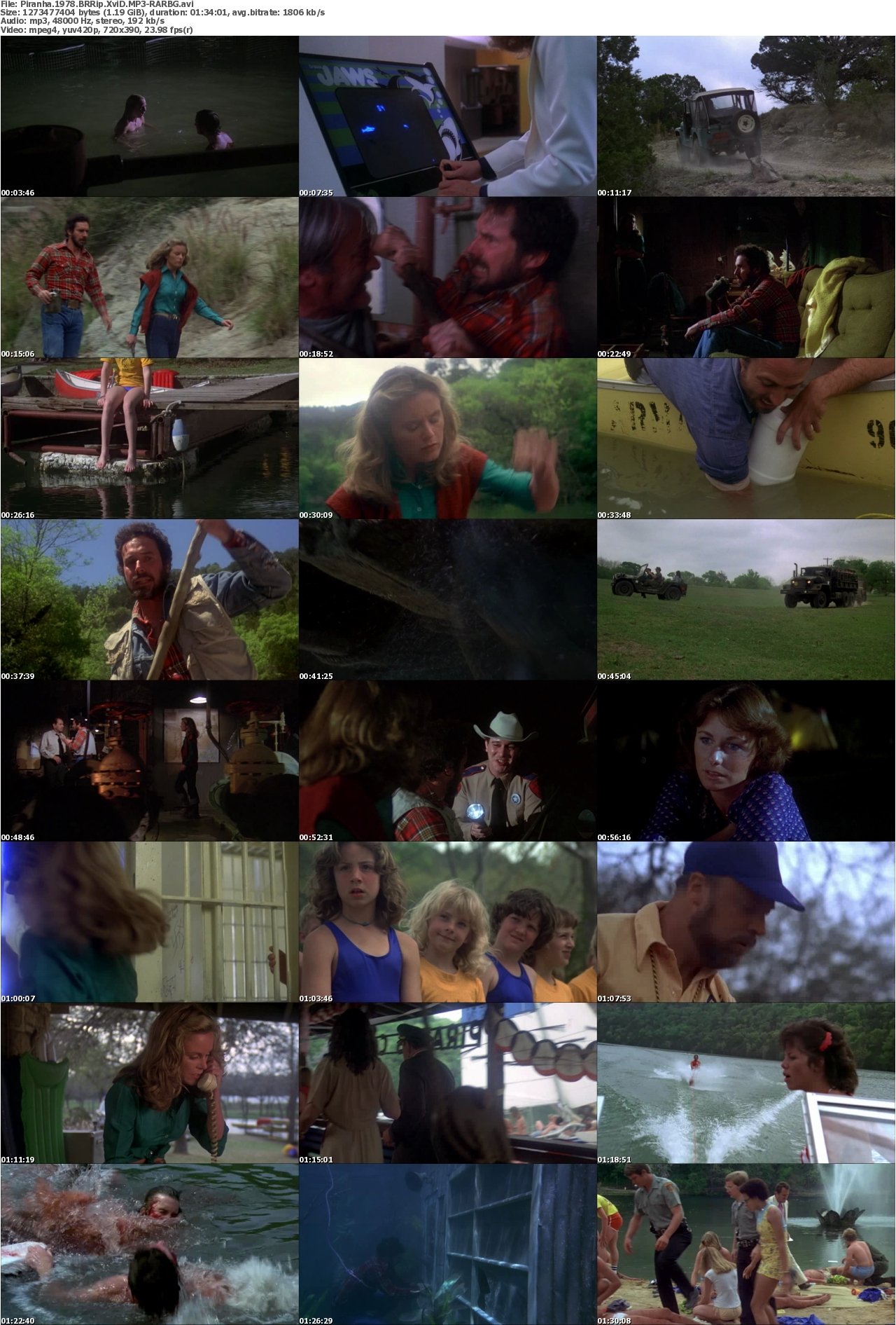 Piranha 1978 BRRip XviD MP3-RARBG