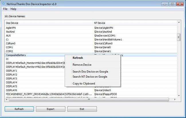  Dos Device Inspector v1.1 + portable 