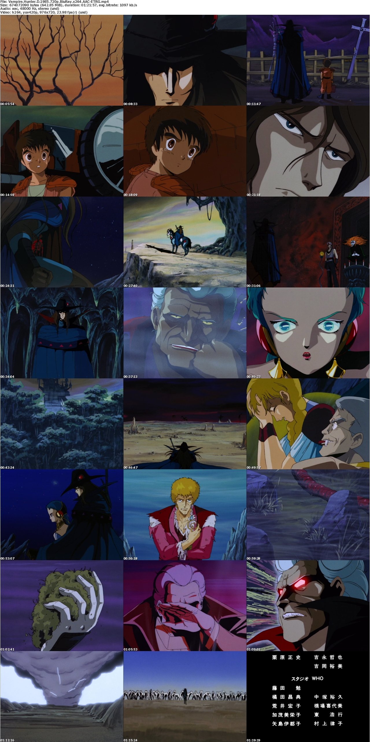 Vampire Hunter D 1985 720p BluRay x264 AAC-ETRG