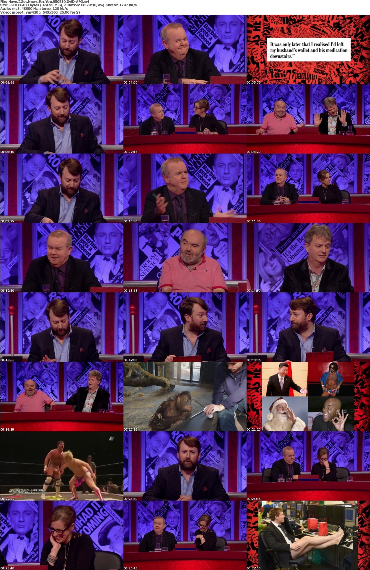 Have I Got News For You S50E10 XviD-AFG