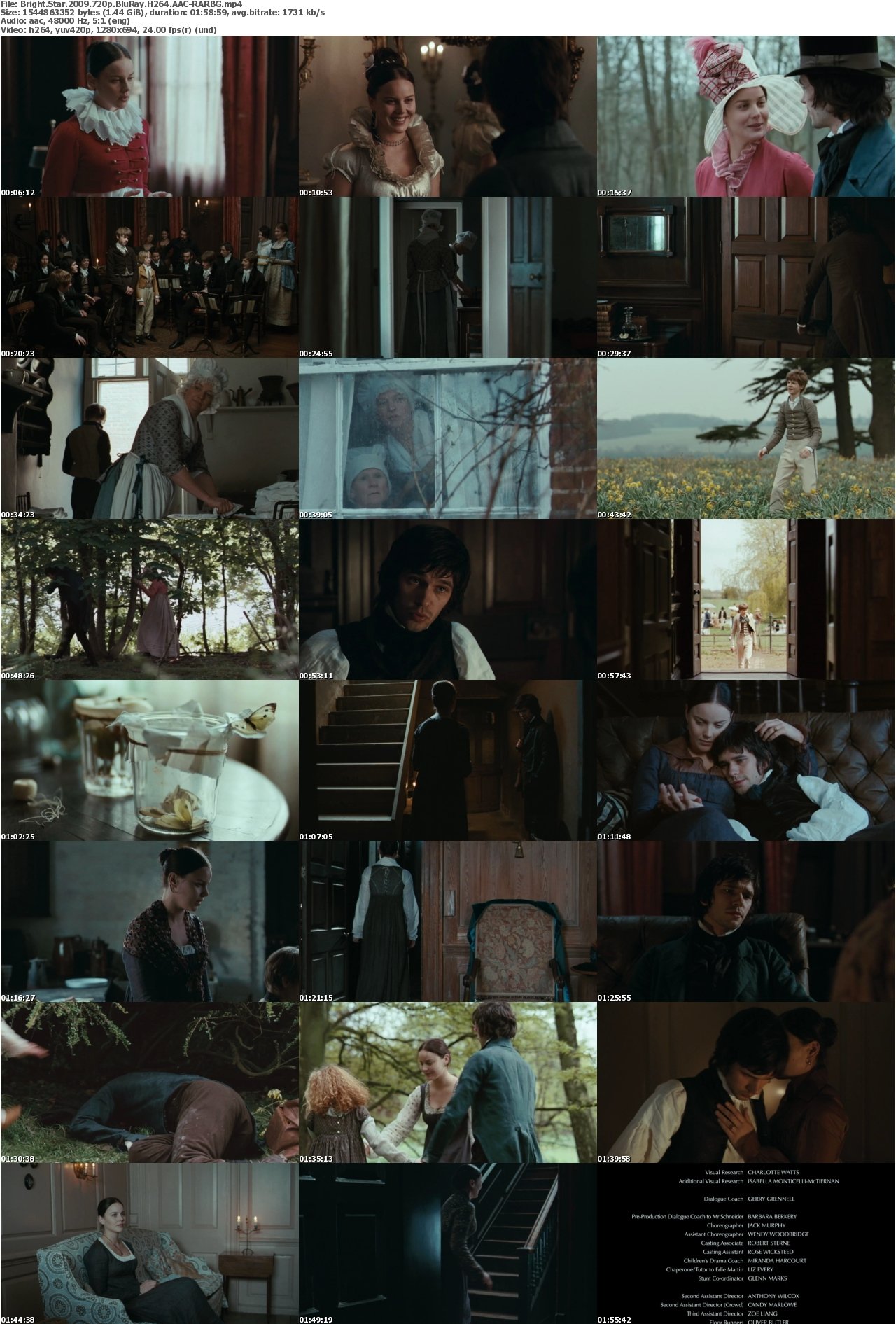Bright Star 2009 720p BluRay H264 AAC-RARBG